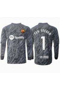 Barcelona Ter Stegen #1 Keeper Fotballdrakt Tredje Klær 2024-25 Lange ermer
